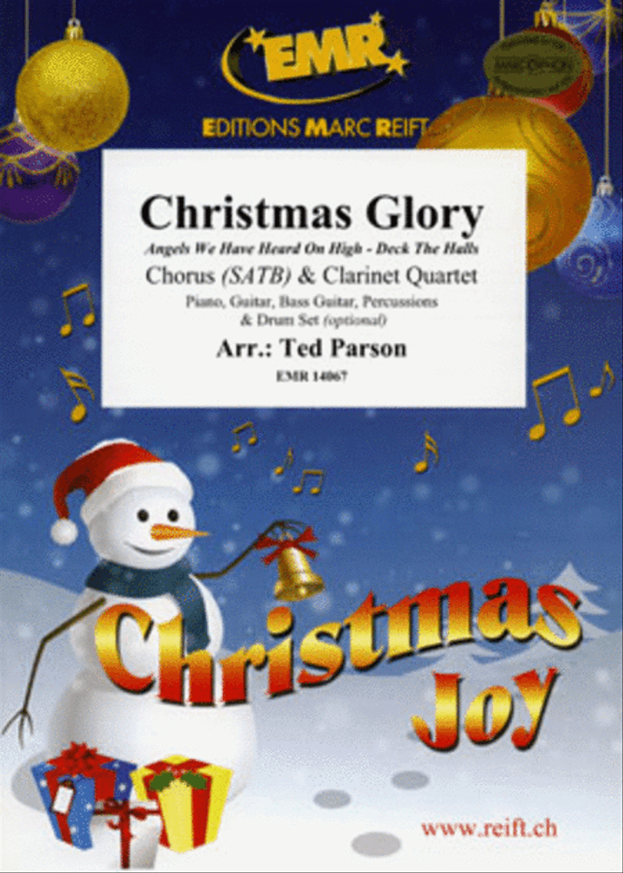 Christmas Glory Clarinet Quartet scores gallery preview page 1