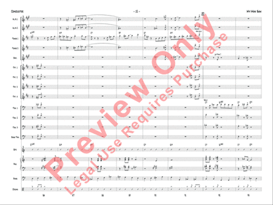 My Man Sam 3-Part scores gallery preview page 15
