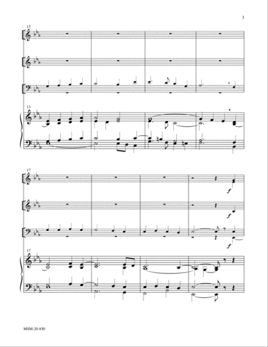 The Church's One Foundation Organ scores gallery preview page 3