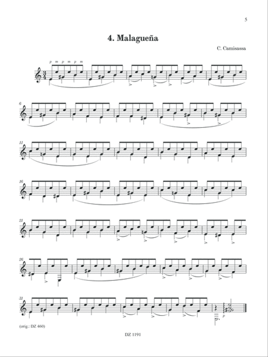 La guitare dans tous ses états, Série 2, vol. 1 Classical Guitar scores gallery preview page 5