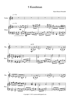 Kundiman - Short Pieces for Violin and Piano