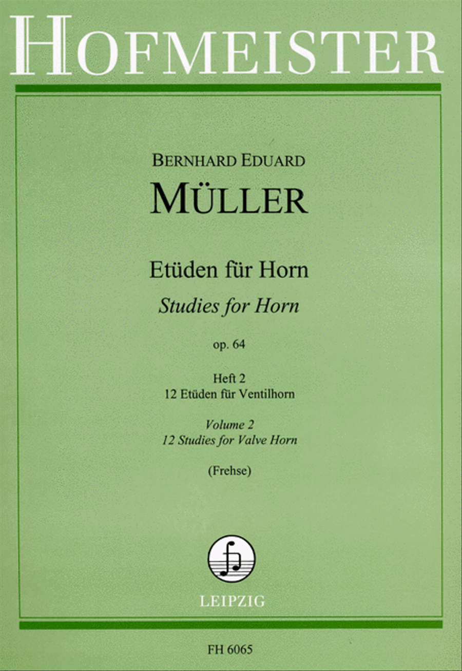 Etüden, op. 64 Horn scores gallery preview page 1