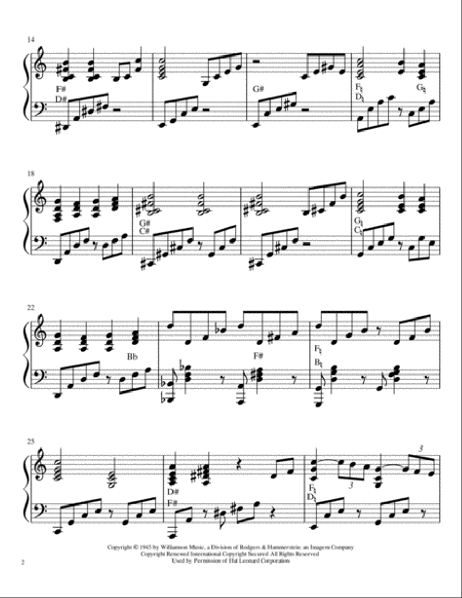 If I Loved You Harp scores gallery preview page 2