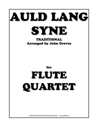 Book cover for Auld Lang Syne - Flute Quartet