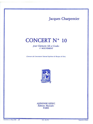 Concerto No.10, 1st Movement (clarinet & Piano)