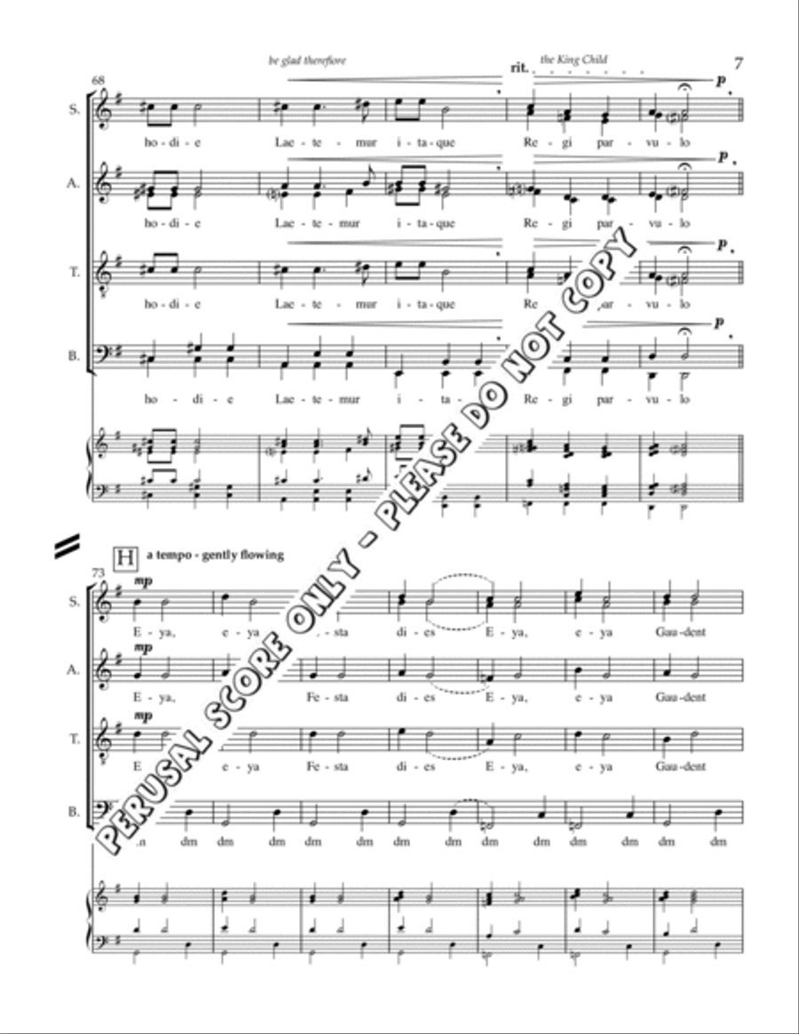 Eya Eya 4-Part scores gallery preview page 7