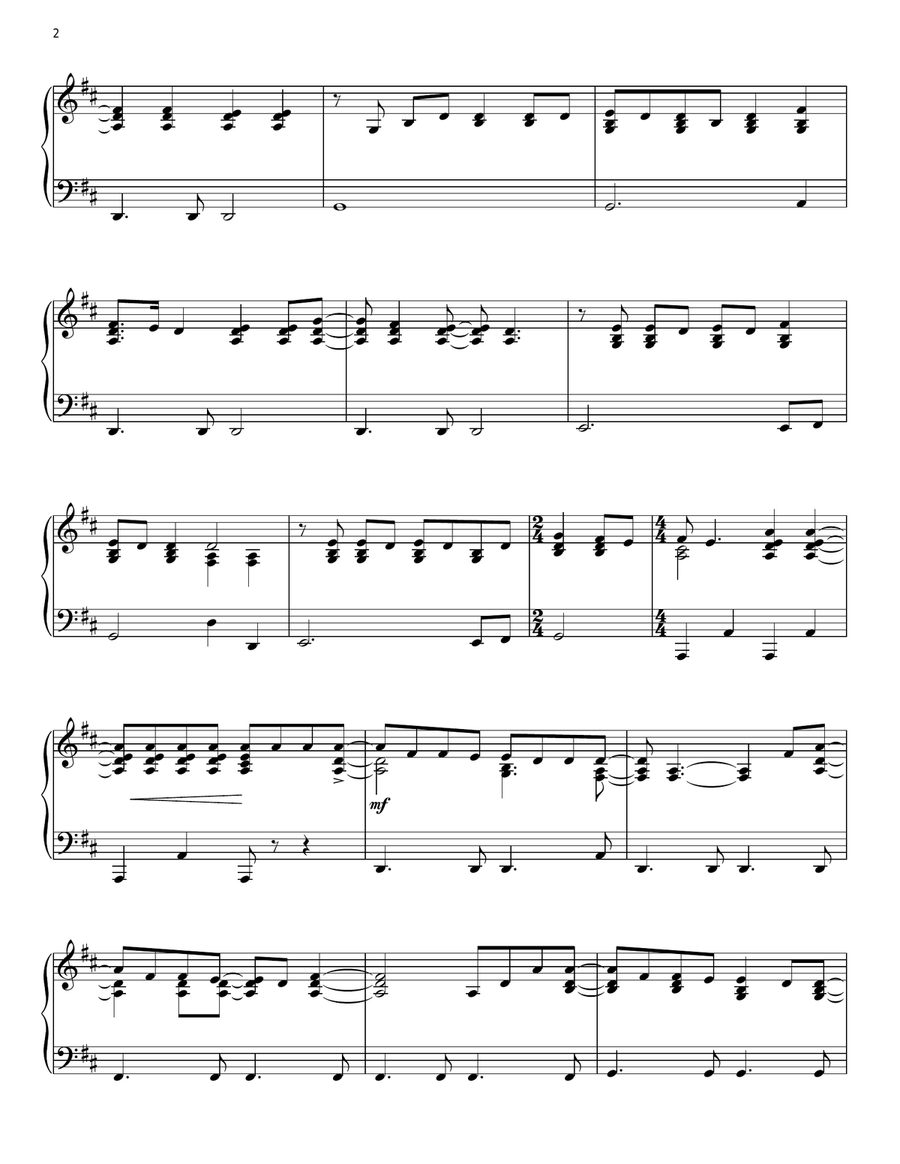 The Heart Is A Lonely Hunter Piano Solo scores gallery preview page 2