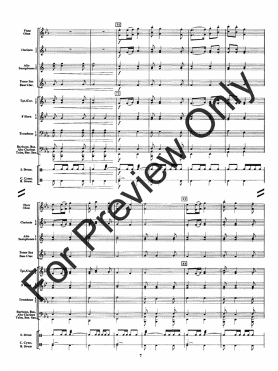 Huntington Ridge Concert Band scores gallery preview page 10