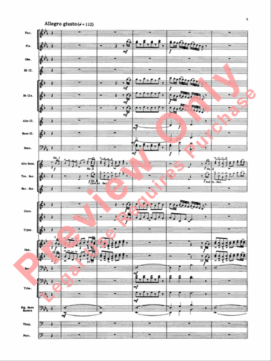 Toccata Concert Band scores gallery preview page 6