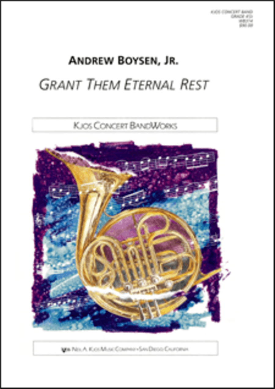 Grant Them Eternal Rest Grant Them Eternal Rest Concert Band scores gallery preview page 1