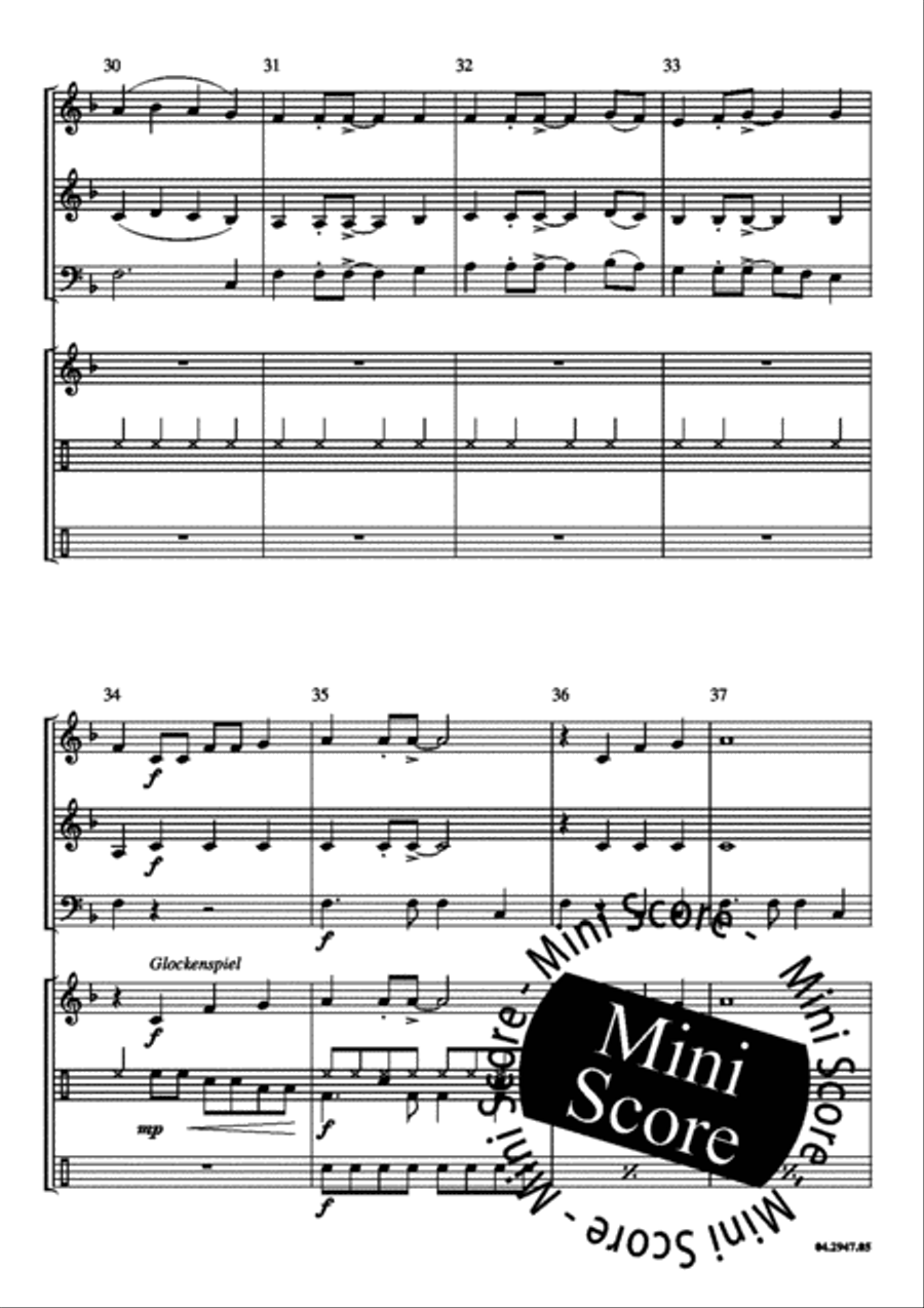 Five Spirituals 3-Part scores gallery preview page 22