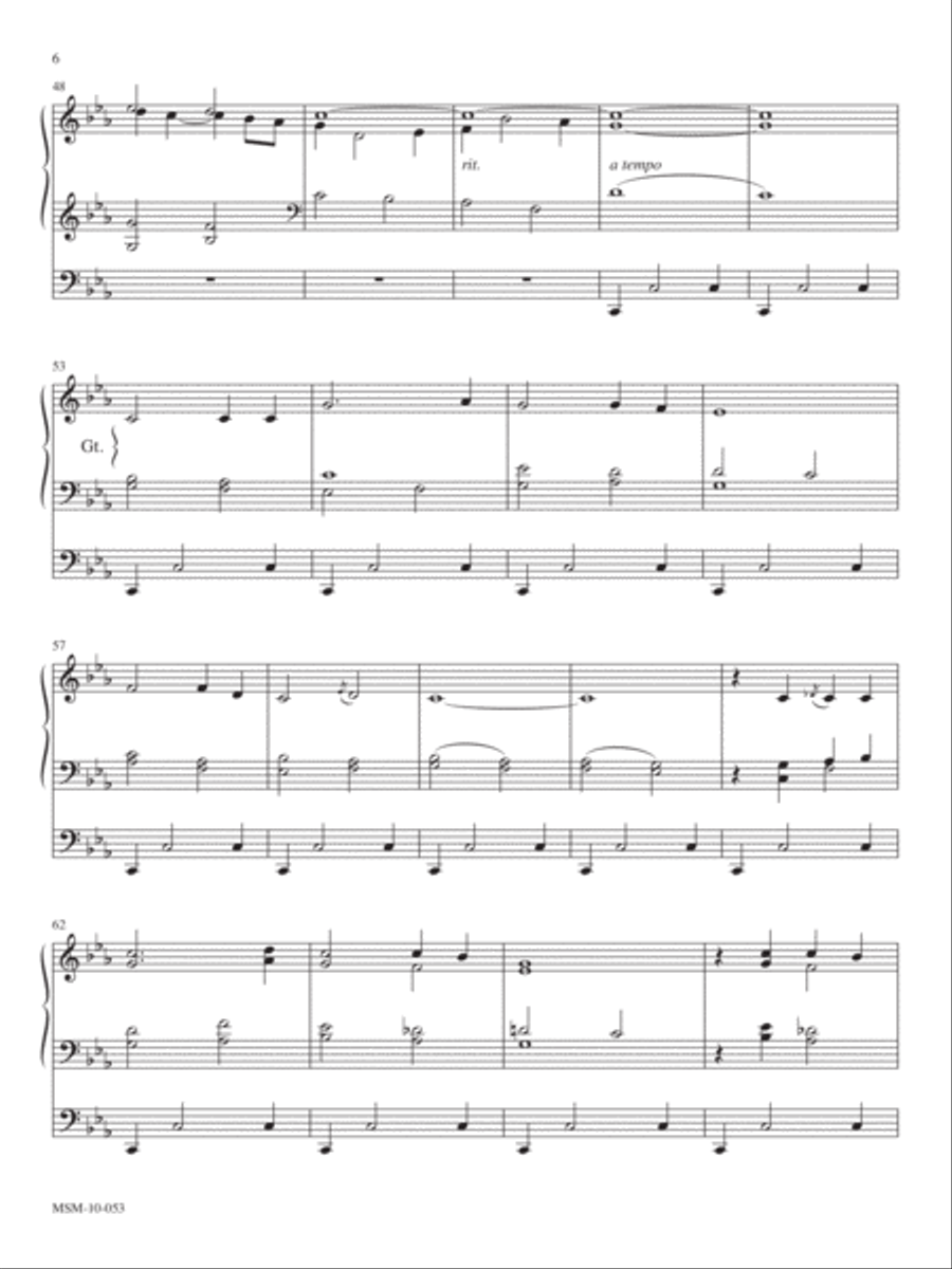 Many and Great: Seven Settings for Organ Organ Solo scores gallery preview page 6