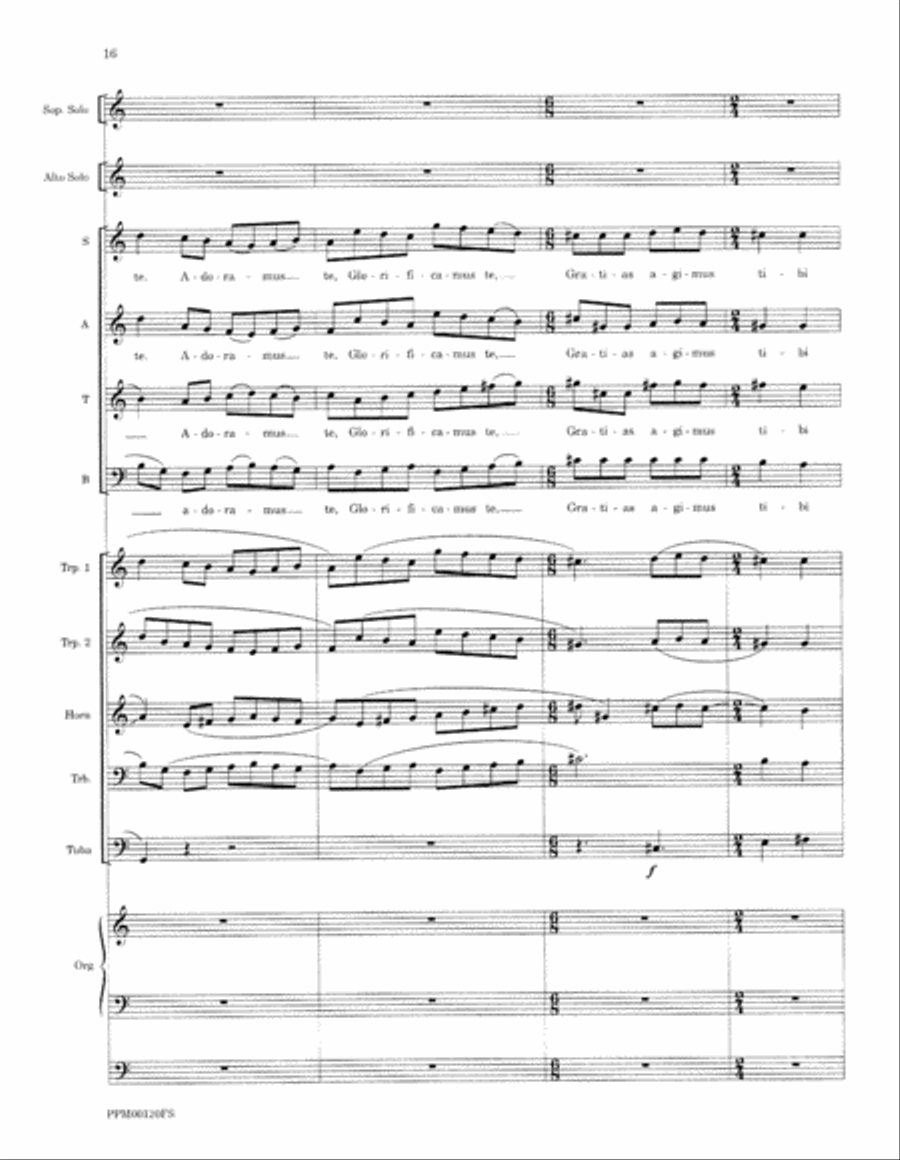 Transfiguration: An Ecumenical Mass - Full Score Divisi scores gallery preview page 19