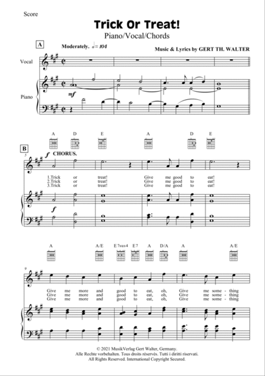 Trick Or Treat! Woodwind Duet scores gallery preview page 2
