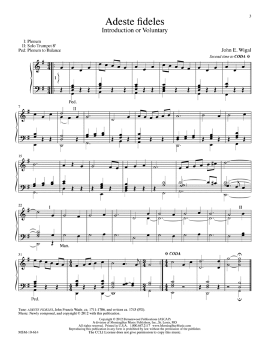 Hymn Introductions and Alternate Harmonizations Organ scores gallery preview page 2