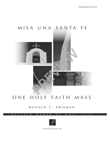 Misa Una Santa Fe / One Holy Faith Mass - Presider edition