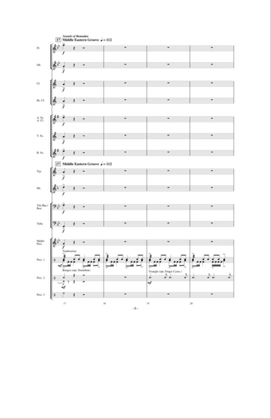 A World Holiday Celebration Concert Band scores gallery preview page 5