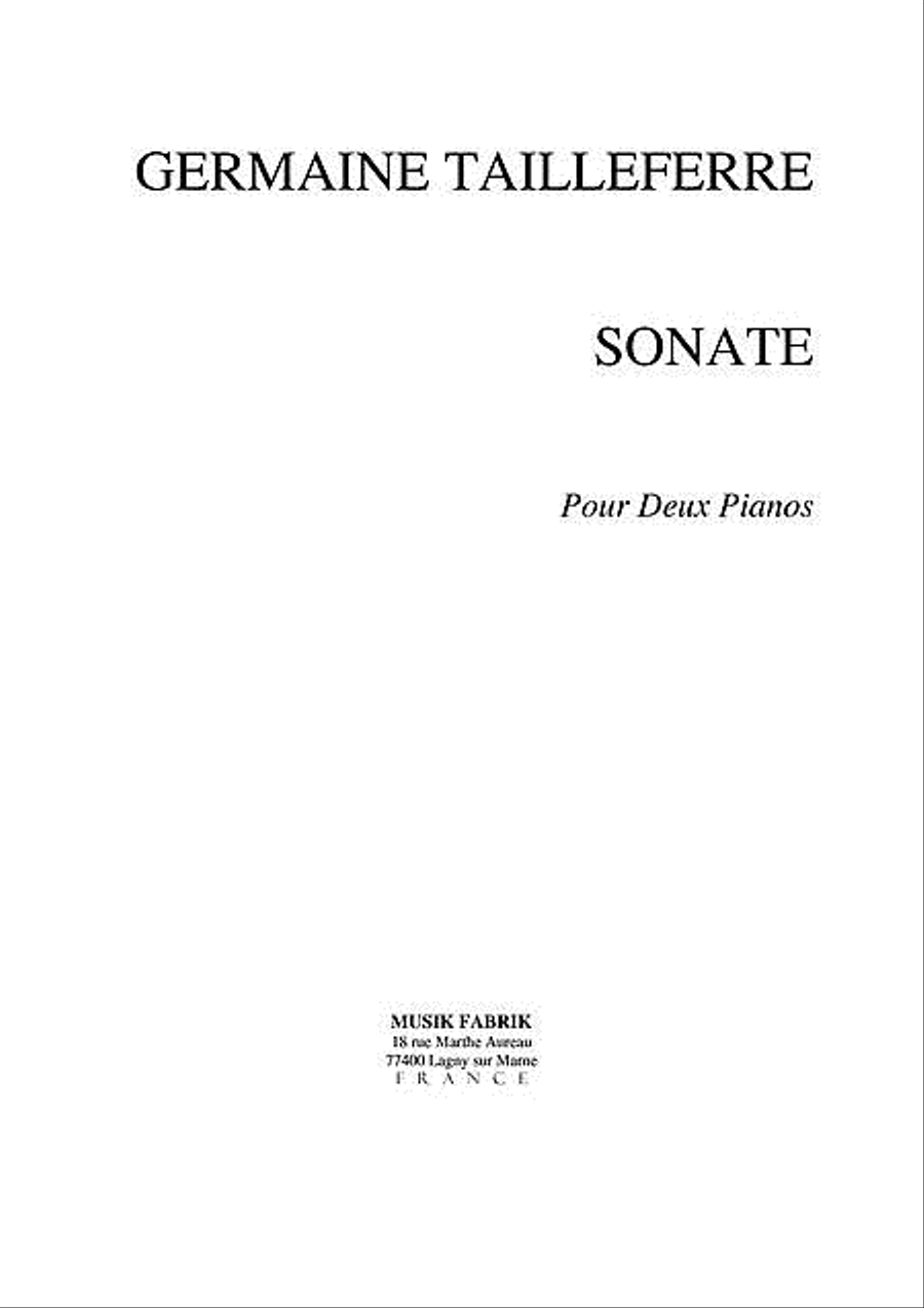 Sonate 2-Part scores gallery preview page 1