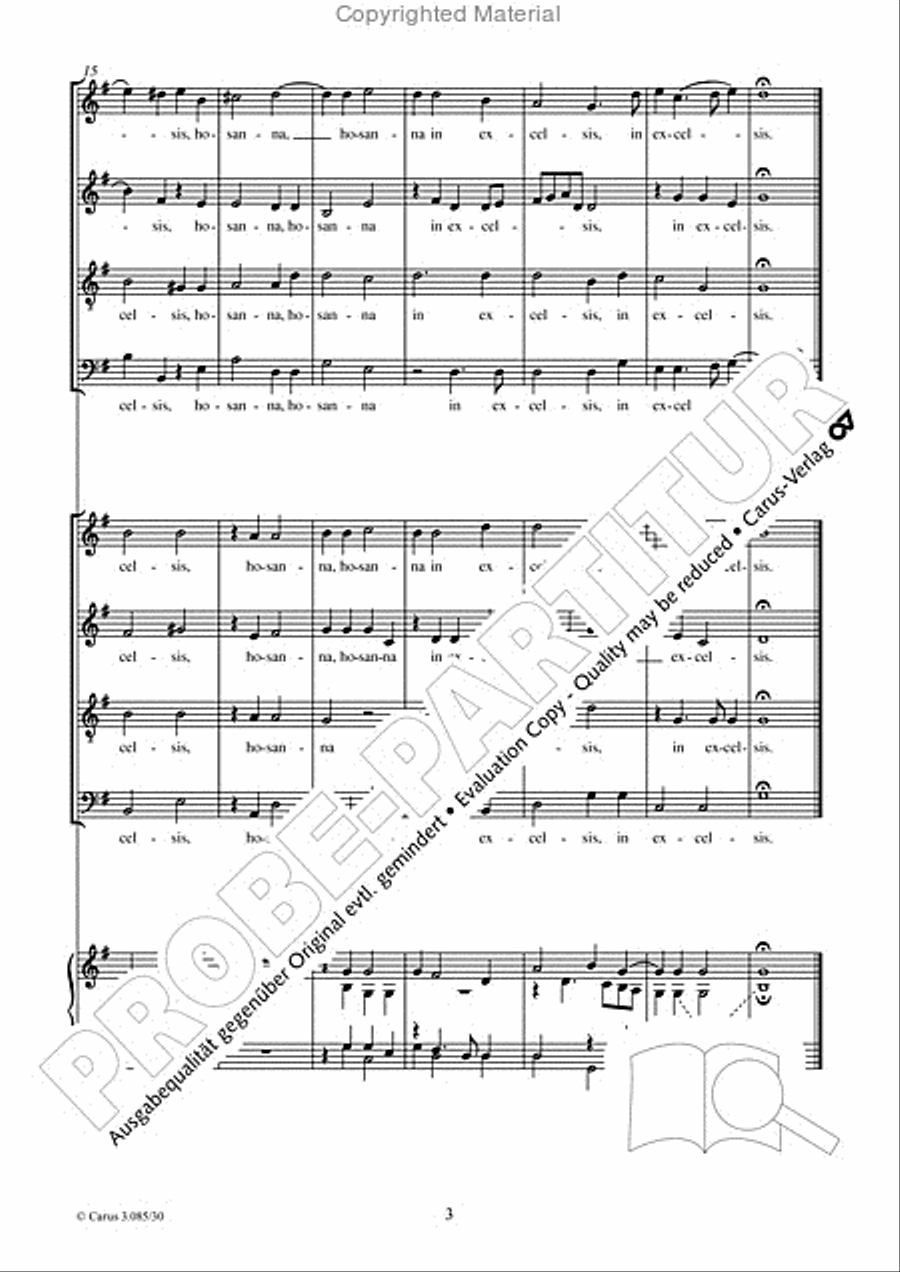 Sanctus - Benedictus Sanctus - Benedictus 4-Part scores gallery preview page 4