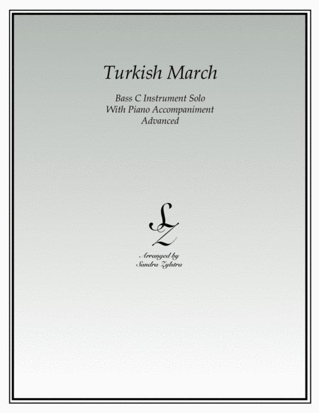 Turkish March (bass C instrument solo) image number null