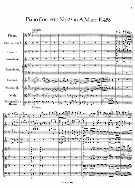 Piano Concertos Nos. 23-27 in Full Score