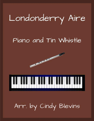 Londonderry Aire, Piano and Tin Whistle (D)