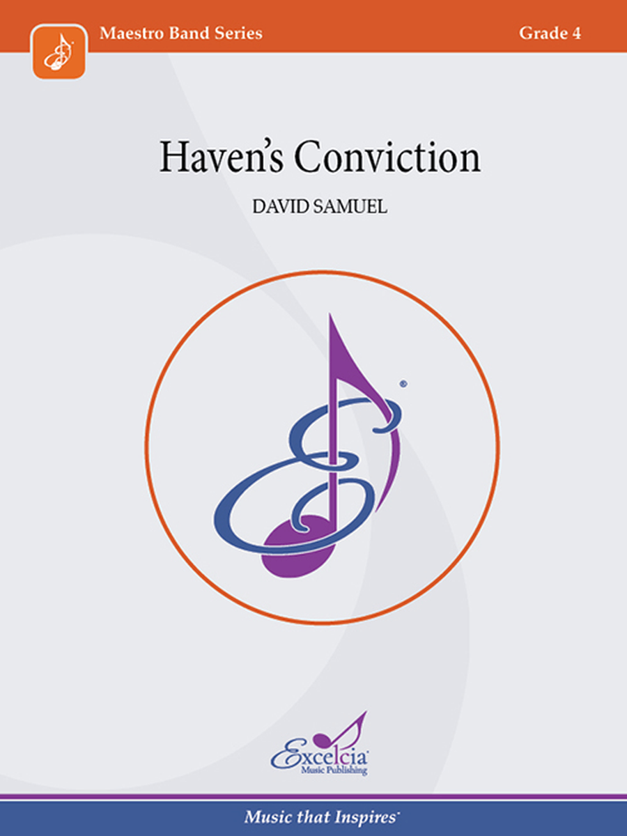 Haven's Conviction Concert Band scores gallery preview page 1