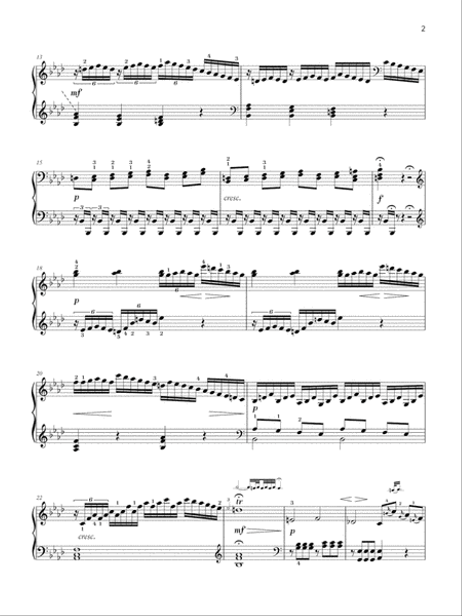 Allegro moderato (Grade 8, list A2, from the ABRSM Piano Syllabus 2021 & 2022) Piano Method scores gallery preview page 2