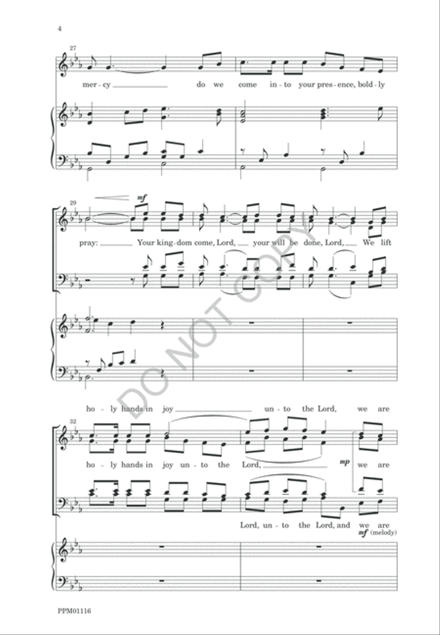 Glory into Glory Glory into Glory 4-Part scores gallery preview page 7