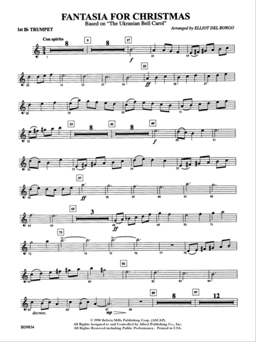 Fantasia for Christmas (based on 