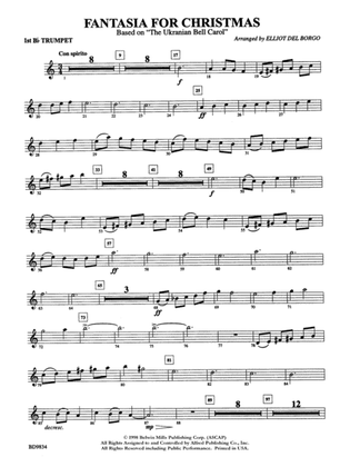 Fantasia for Christmas (based on "The Ukranian Bell Carol"): 1st B-flat Trumpet
