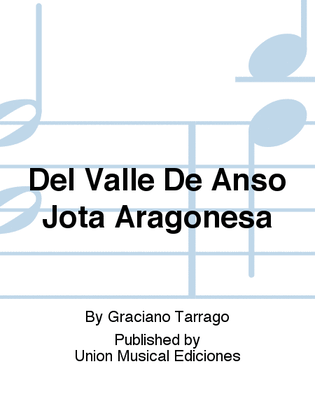 Del Valle De Anso Jota Aragonesa