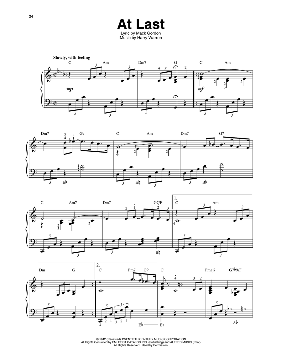 At Last Harp scores gallery preview page 1