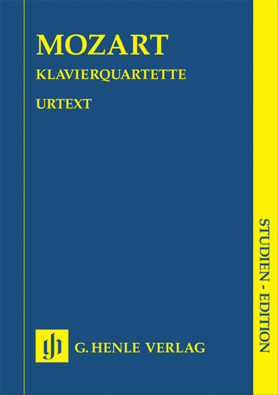 Piano Quartets Piano Quartet scores gallery preview page 1