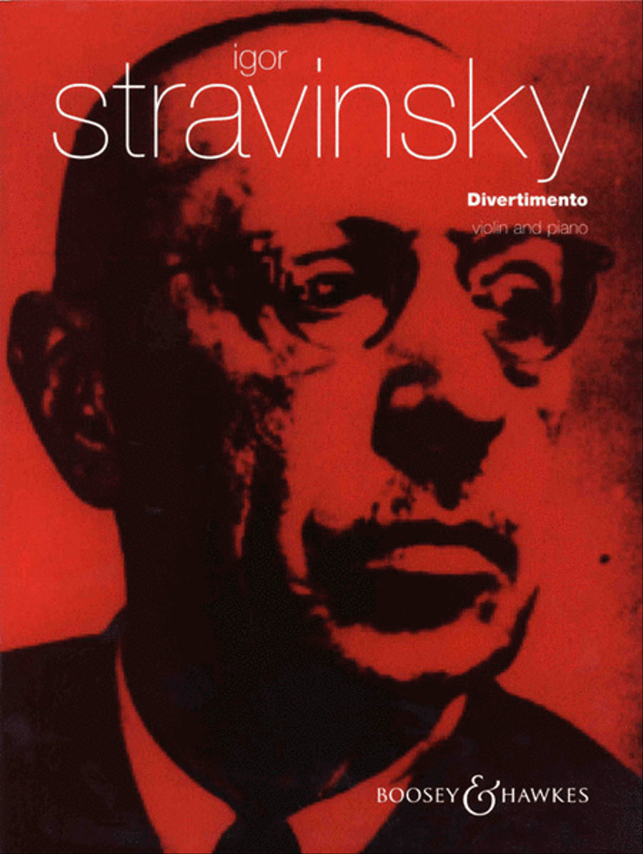 Divertimento by Igor Stravinsky Violin Solo - Sheet Music