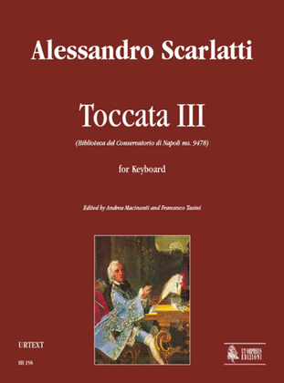 Toccata III (Biblioteca del Conservatorio di Napoli ms. 9478) for Keyboard
