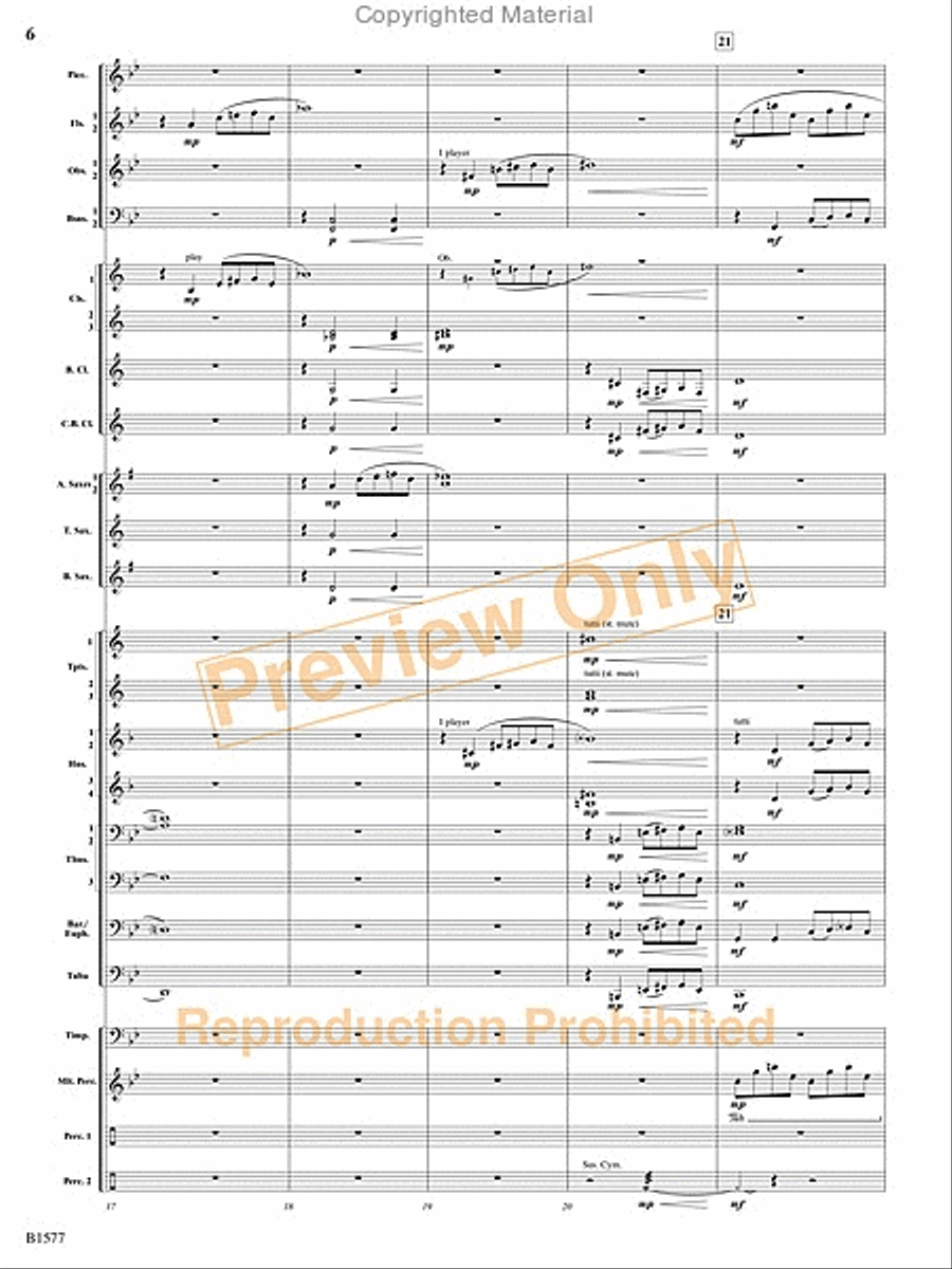 Evocatio Evocatio Concert Band scores gallery preview page 7
