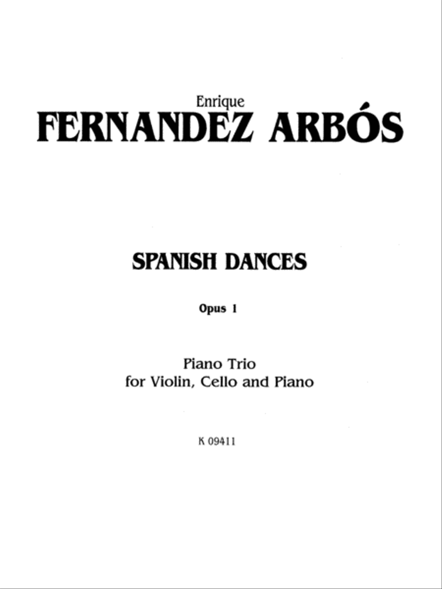 Spanish Dances, Op. 1