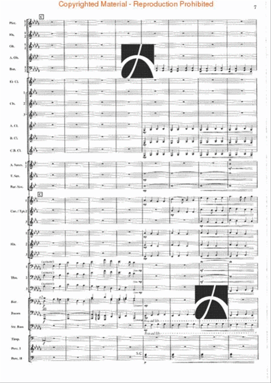 Canterbury Chorale Concert Band scores gallery preview page 7