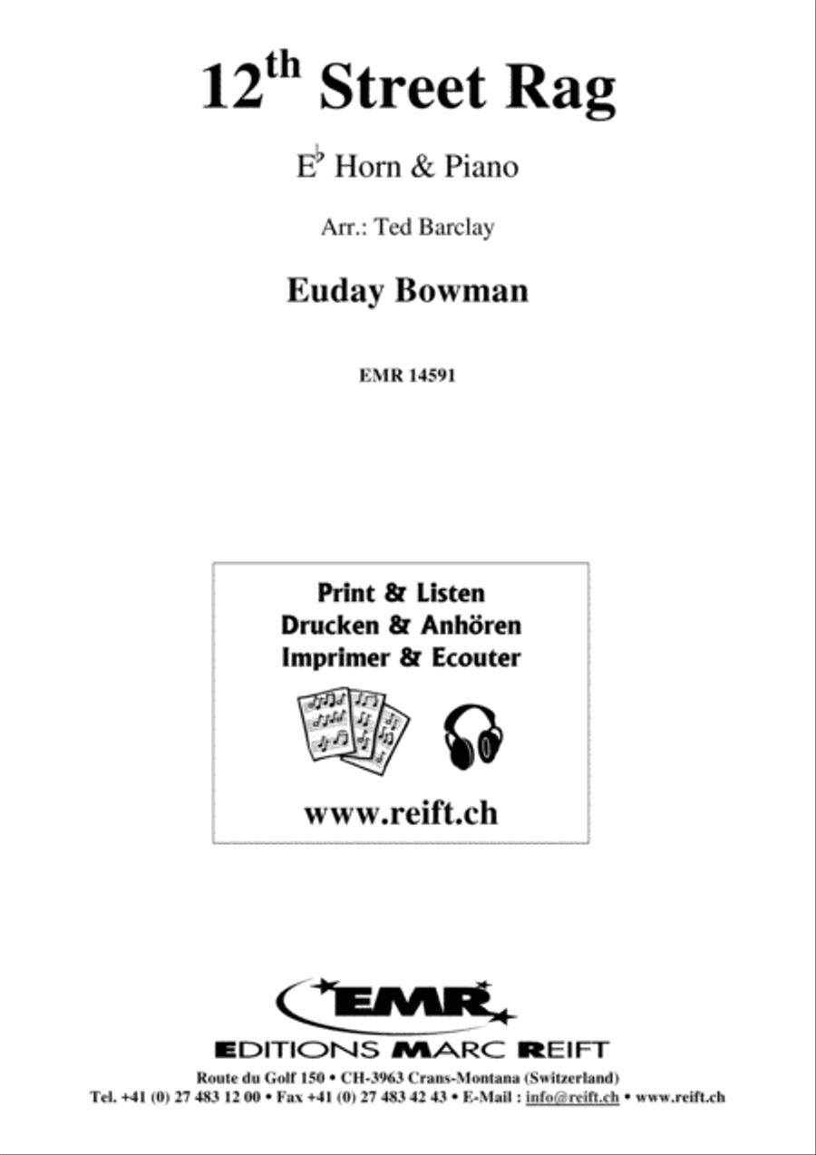 12th Street Rag Piano Accompaniment scores gallery preview page 2