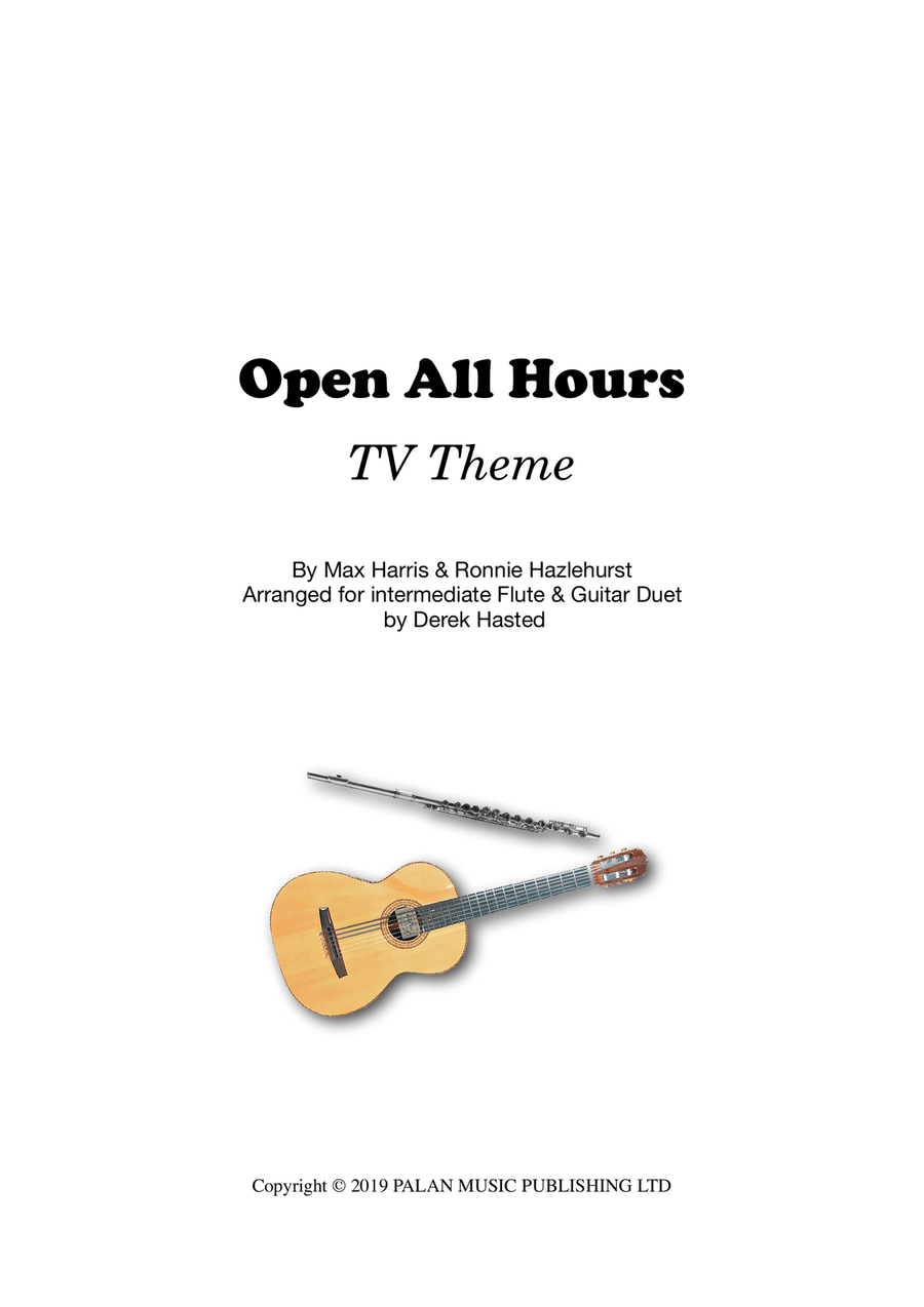 Open All Hours Flute scores gallery preview page 1