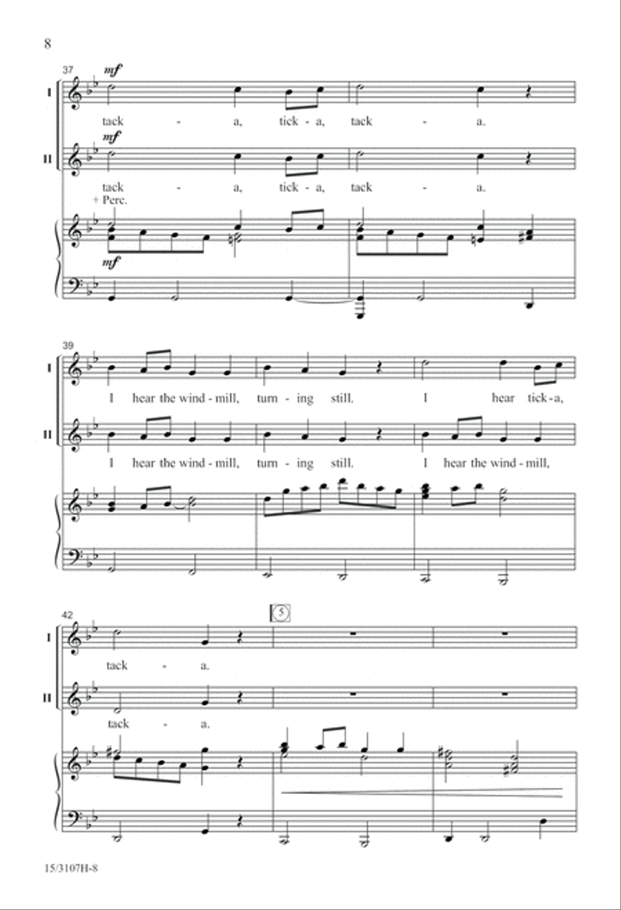 I Hear the Windmill 2-Part scores gallery preview page 9