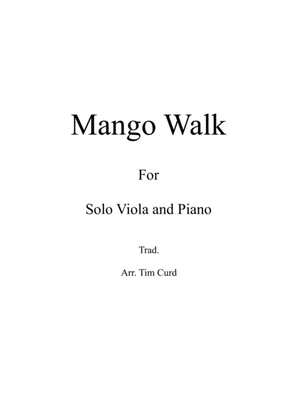 Mango Walk for Solo Viola and Piano