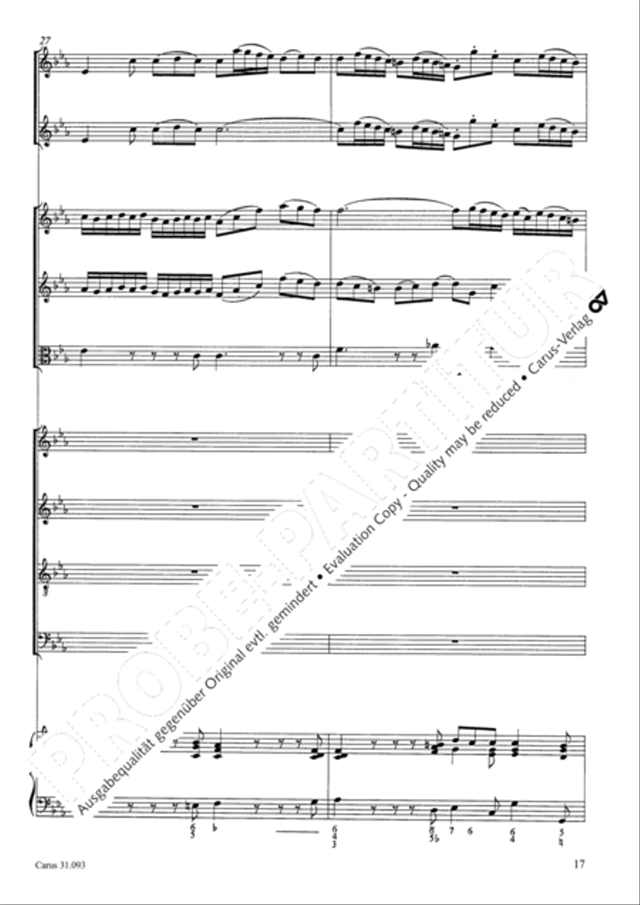 All those who seek God's sov'reign guidance (Wer nur den lieben Gott lasst walten) 4-Part scores gallery preview page 18