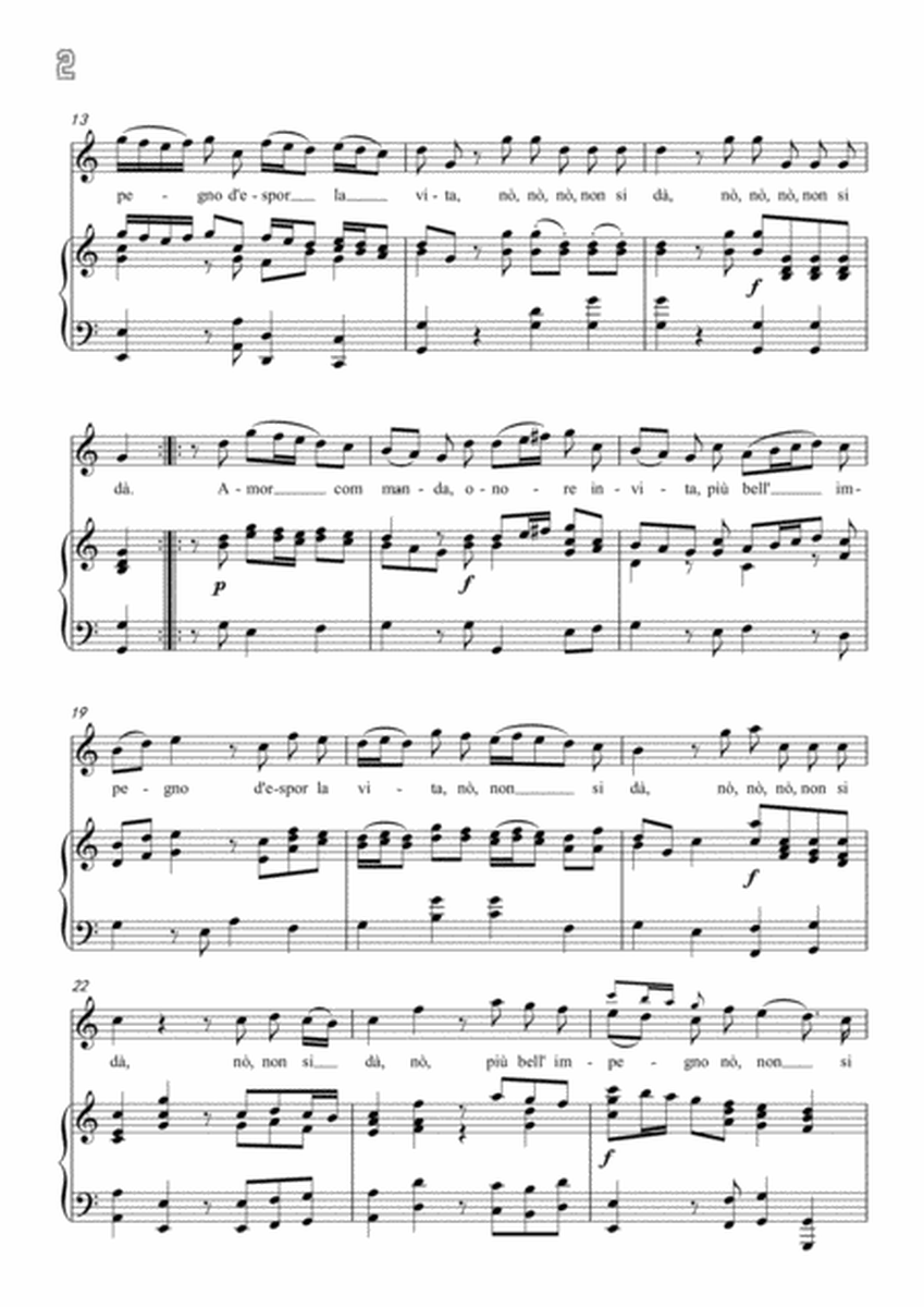Handel-Servasi alla mia bella…Amor commanda in C Major,for Voice and Piano image number null