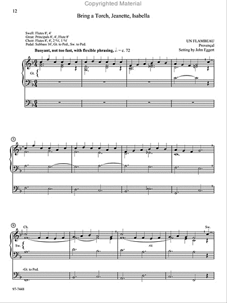 Carols for the Nativity: Nine Carol Settings for Organ Organ Solo scores gallery preview page 5