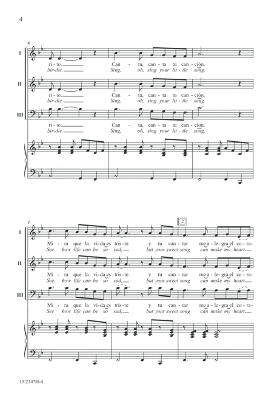 Chíu, Chíu, Chíu Chíu, Chíu, Chíu 3-Part scores gallery preview page 4