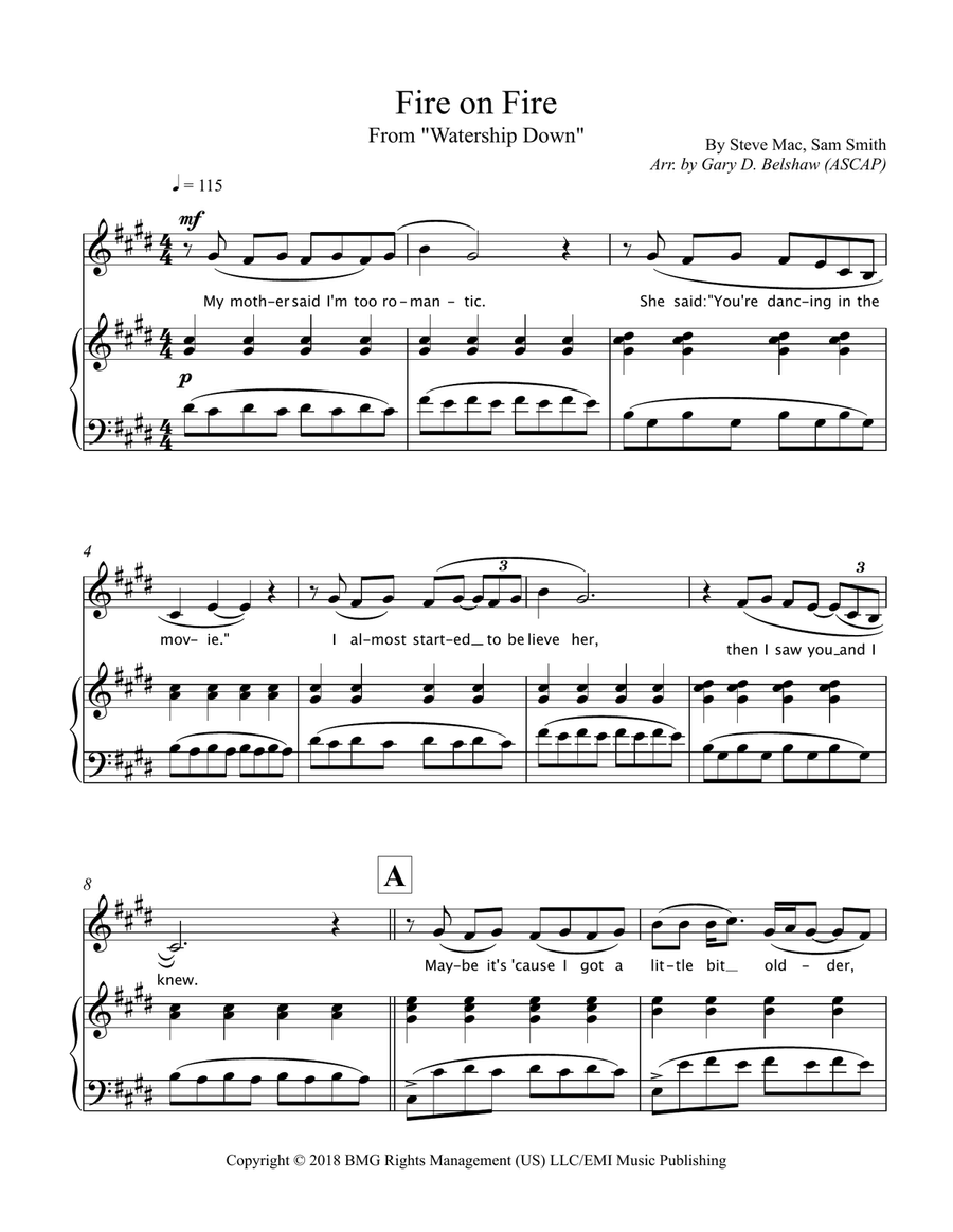 Fire On Fire Flute Solo scores gallery preview page 3