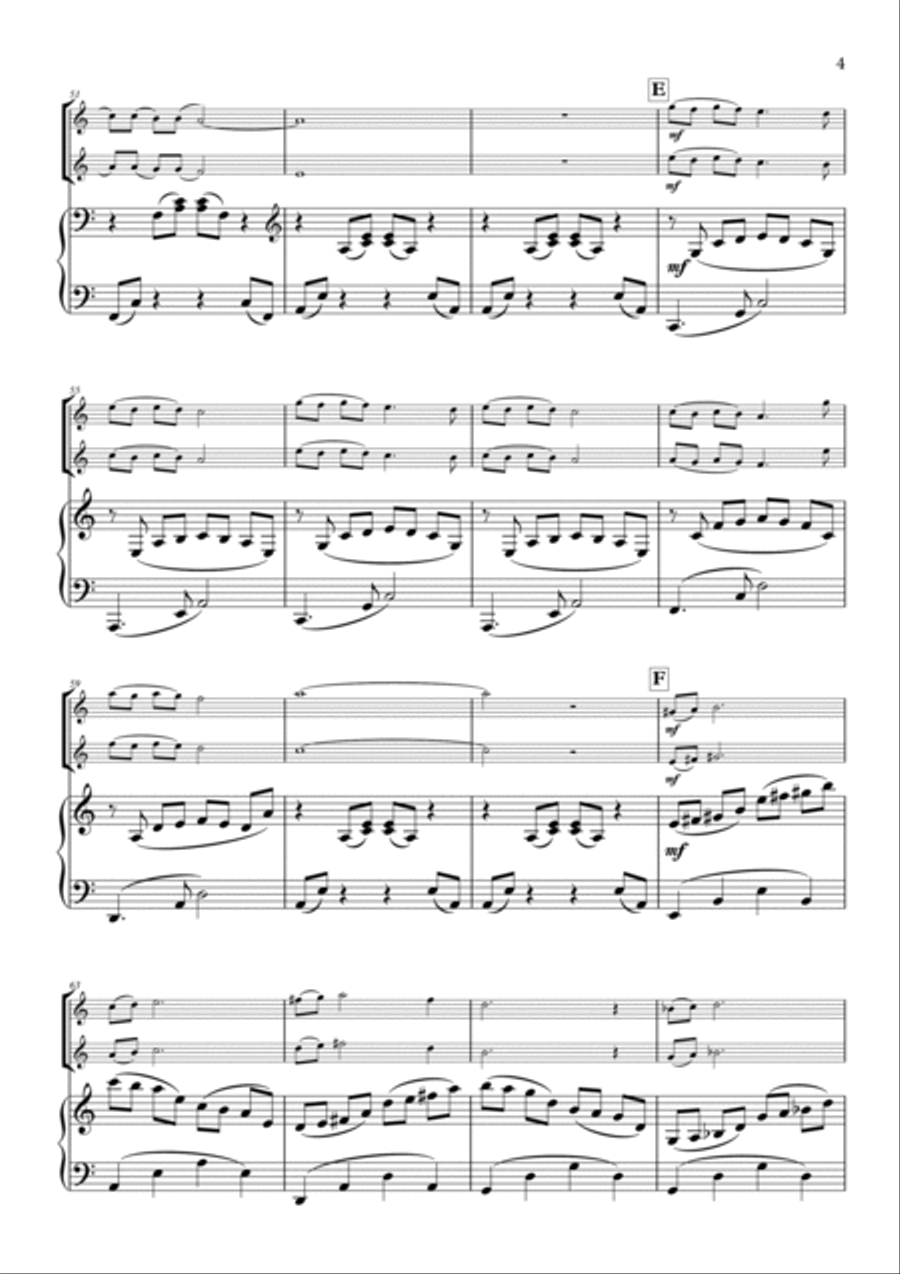 Walking In The Air String Duet scores gallery preview page 5