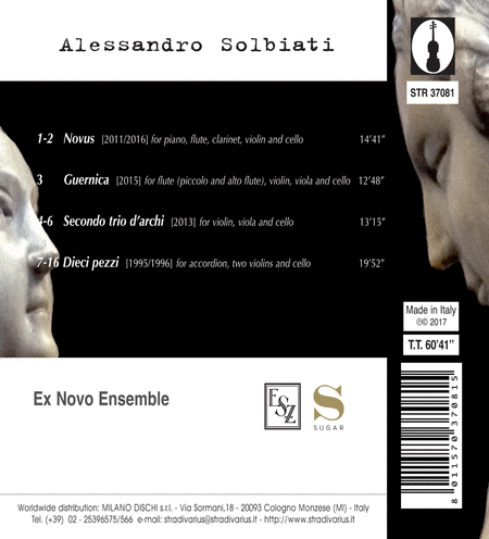 Alessandro Solbiati: Novus, Ex Novo Ensemble